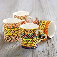 Set of 4 Mayan Mugs