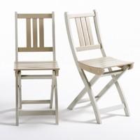 Set of 2 Manta FSC Acacia Garden Chairs