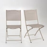 Set of 2 Folding Garden Chairs