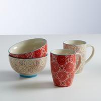 Set of 4 Bowls and Mugs