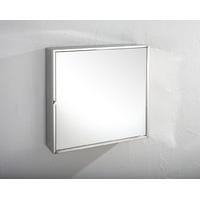 Seville 50cm by 50cm Square Single Door Wall Mounted Mirror Bathroom Cabinet