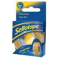 sellotape golden tape retail 18mm x 25m pack of 8 1443169