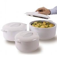 Set of 3 Insulated Food Servers