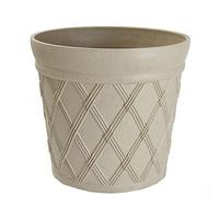 self watering lattice large wheeled planter