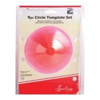 sew easy circular quilting template set