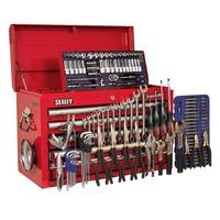 sealey hd 5 drawer top chest tool box with 138pc tool kit