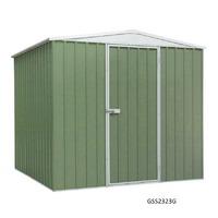 sealey galvanised steel shed green 3000 w x 3000 d x 2100 h mm