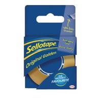 Sellotape 18mm x 25m Golden Tape Pack of 8 1443169