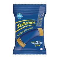 Sellotape 18mm x 66m Golden Tape Pack of 16 1443252