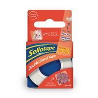 Sellotape Double Sided Tape 15mm x 5m Pack of 12 1445293