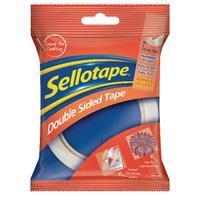 Sellotape Double Sided Tape 12mm x 33m Pack of 12 1447057