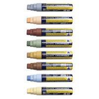 Securit Chalk Markers Earth Colours 7-15mm Pack of 8 VERSMA720-V8-ET