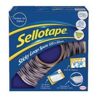 sellotape sticky loop spots pack of 125 1445181