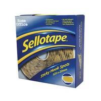 sellotape sticky hook spots pack of 125 1445185