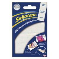 Sellotape Sticky Fixers 12 x 25mm Permanent Pack of 140 1445422