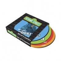 Sesame Street Round Coasters in a Sleeve set of 4