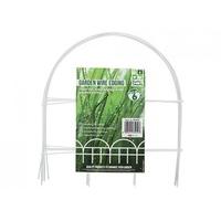 Set Of 6 Garden Wire Edging Shrink Wrapped