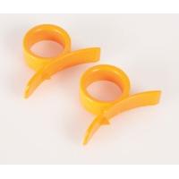 set of 2 citrus fruit peelers