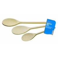 Set Of Three Beech Wood Spoons