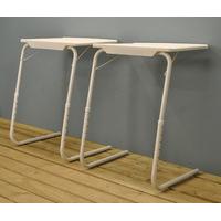 Set of 2 Folding Adjustable TV Table by Good Ideas