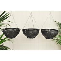 Set of 3 Easy Fill Hanging Baskets (36cm) by Selections