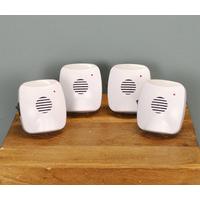 Set of 4 Plug In Ultrasonic Mouse Repellers by Selections