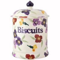 Seconds Wallflower 2 Pint Biscuits Storage Jar