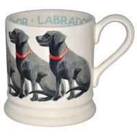 Seconds Black Labrador 1/2 Pint Mug
