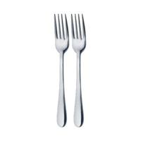 Set Of 2 Master Class Stainless Steel Dinner Forks