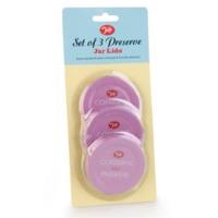 Set Of 3 Conserves And Preserves Jar Lids