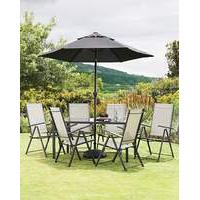 Seville 6 Seat Reclining Dining Set