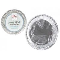 Set Of 6 Round Foil Pan Dishes