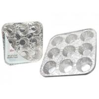 Set Of 2 Foil Muffin Trays With 9 Cups