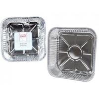 set of 3 square foil cake pans