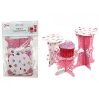 Set Of 3 Single Cupcake Stands