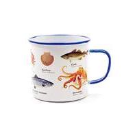 Sea Life Enamel Mug