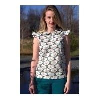 sew liberated ladies easy sewing pattern wendy top