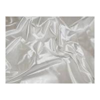 Seduction High Lustre Silk Lurex Dupion Bridal Fabric White