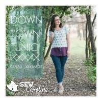 sew caroline ladies easy sewing pattern downtown tunic