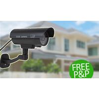 security dummy camera built in led light free delivery