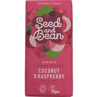 Seed & Bean Organic Coconut & Raspberry Chocolate (85g)