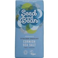 Seed & Bean Organic Dark 66% Chocolate with Cornish Sea Salt (85g)