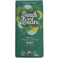 seed amp bean organic mint 72 chocolate 85g