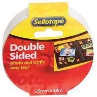 sellotape double sided tape 25mm x33 metres 2281 503885