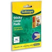 sellotape sticky loop pads pack of 96 4544 504051