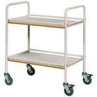 SERVICE TROLLEY, WHITE L X W: 760 x 520MM