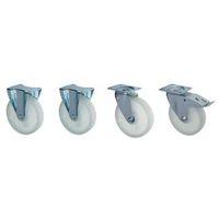 SET OF POLYAMIDE CASTORS, 450KG CAPACITY