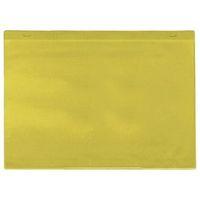 SELF-ADHESIVE YELLOW DOCUMENT POCKET ID 215X310MM