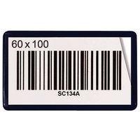 SELF-ADHESIVE TICKET POUCH 60X100 PK 100 - BLACK