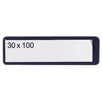 SELF-ADHESIVE TICKET POUCH 30X100 PK 100 - BLACK
